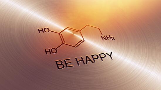 多巴胺的分子结构.